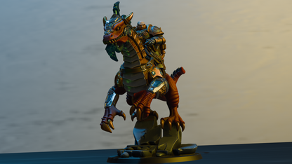 Martilos en su montura Dragon Escarlata